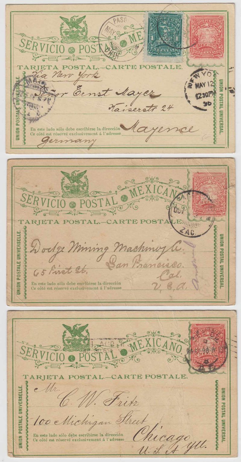 Mexico 1896 — Mepsi Pc80-pc81