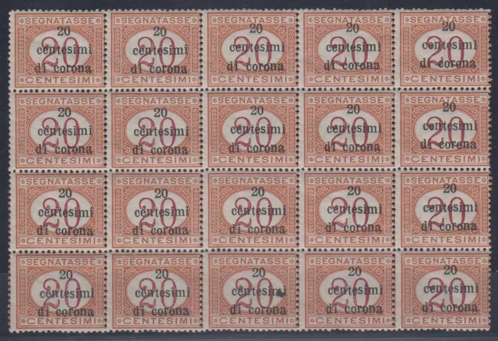 Austria 1919 — Occupation postage due stamps