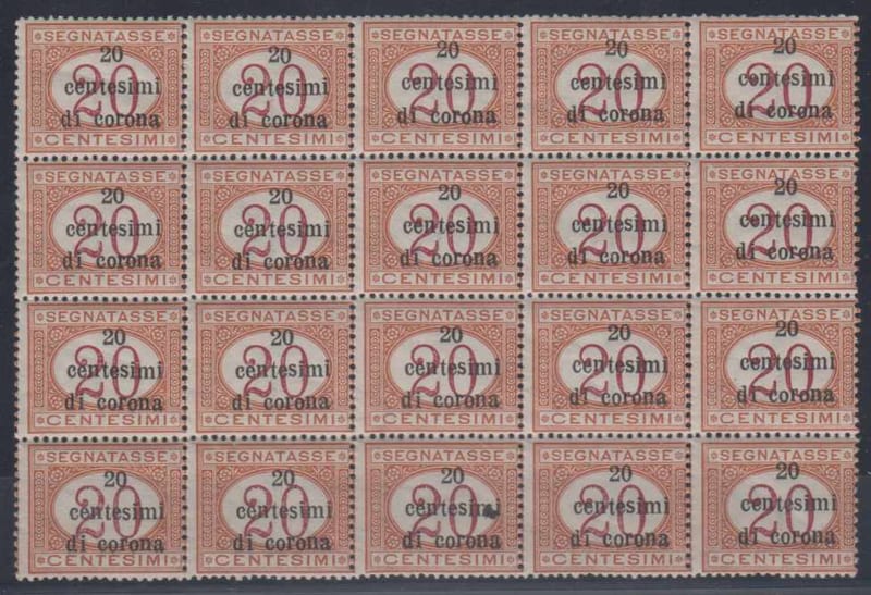 Austria 1919 — Occupation postage due stamps