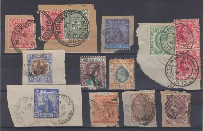 British Commonwealth — Group of 2 singles & 9 pieces including key values & good cancels