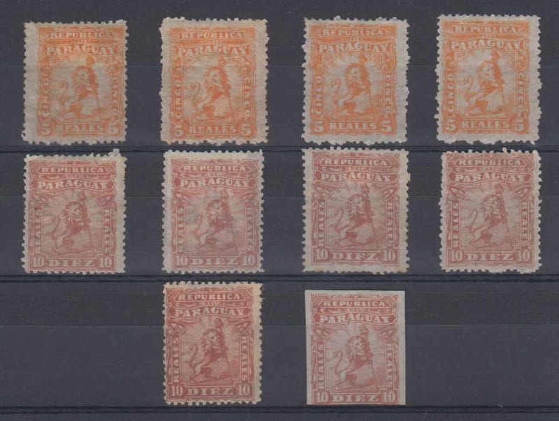 Paraguay 1879 — Scott 10-11