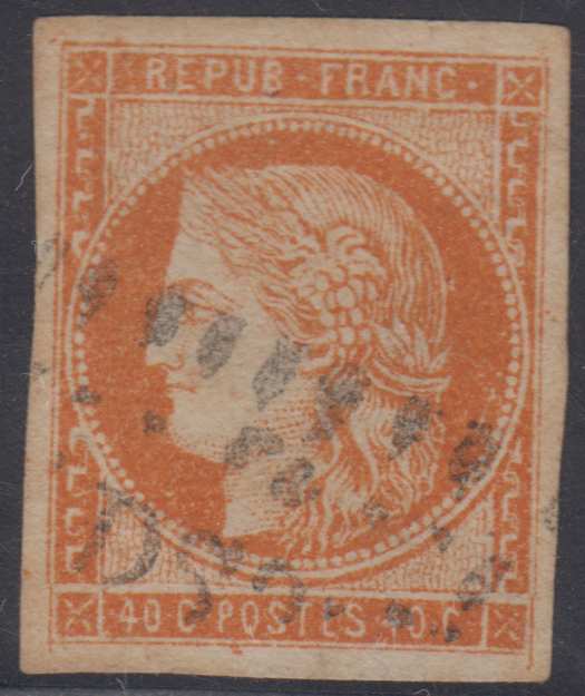 France 1849 — Scott 7