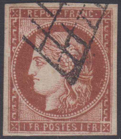 France 1849 — Scott 9c