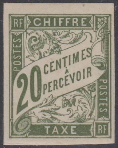 France 1893 — Postage due