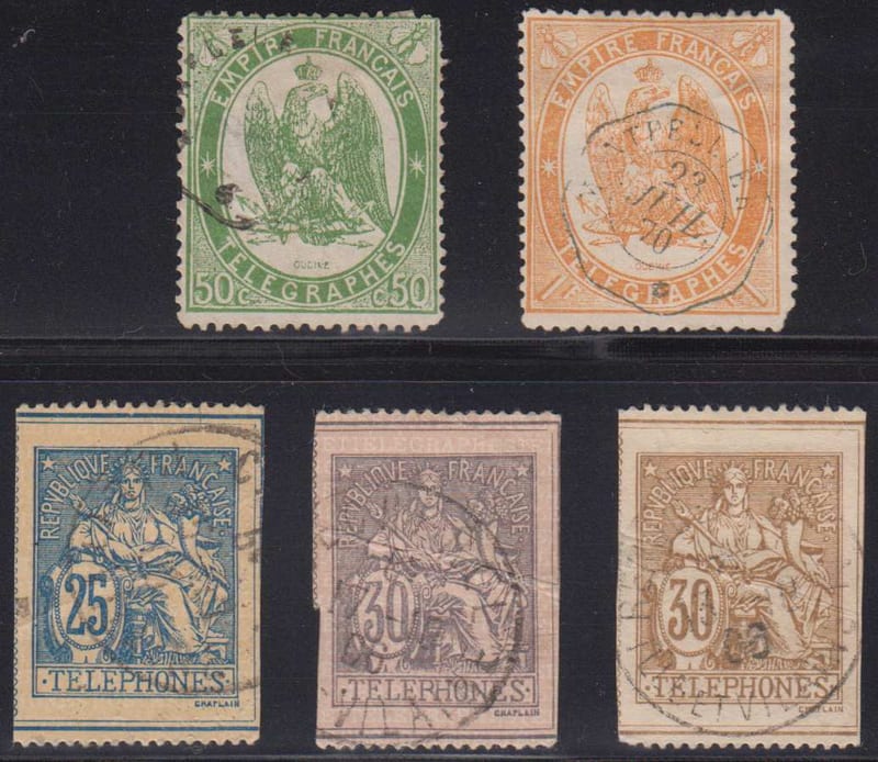 France 1868 — Telegraph & Telephone
