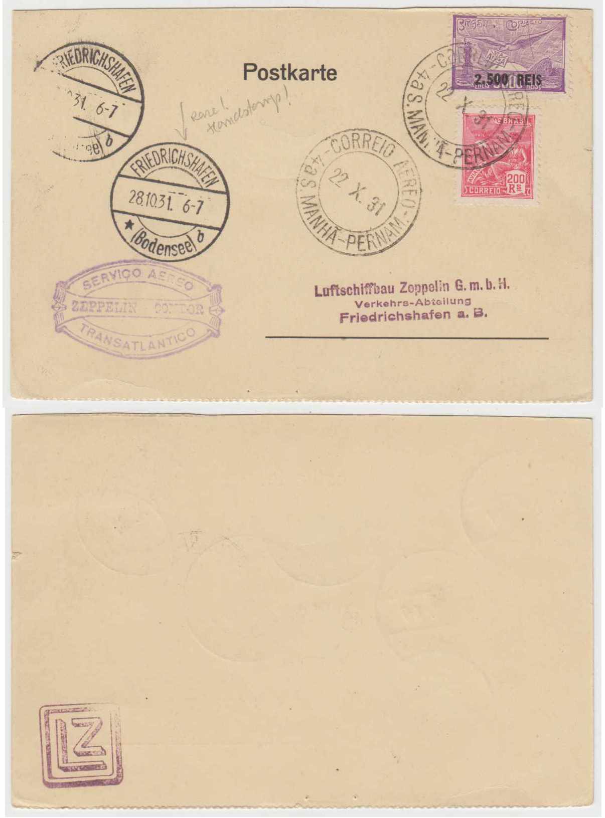 Brazil 1931 — Oct 22