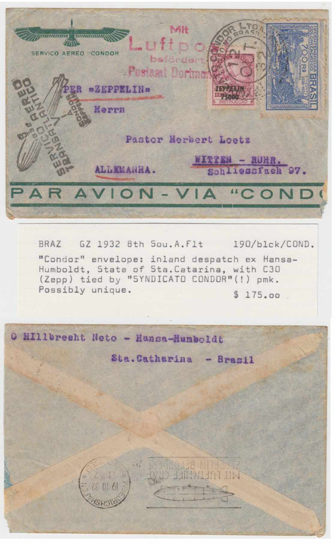 Brazil 1932 — Oct 12