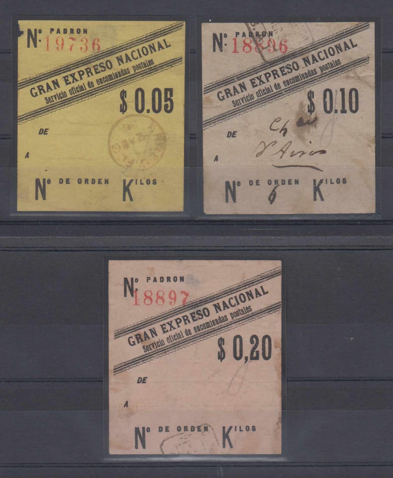 Argentina 1888 — Parcel Post
