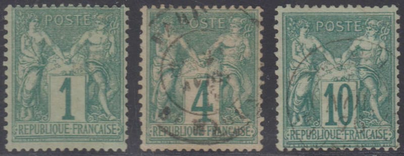 France 1876 — Peace & Commerce