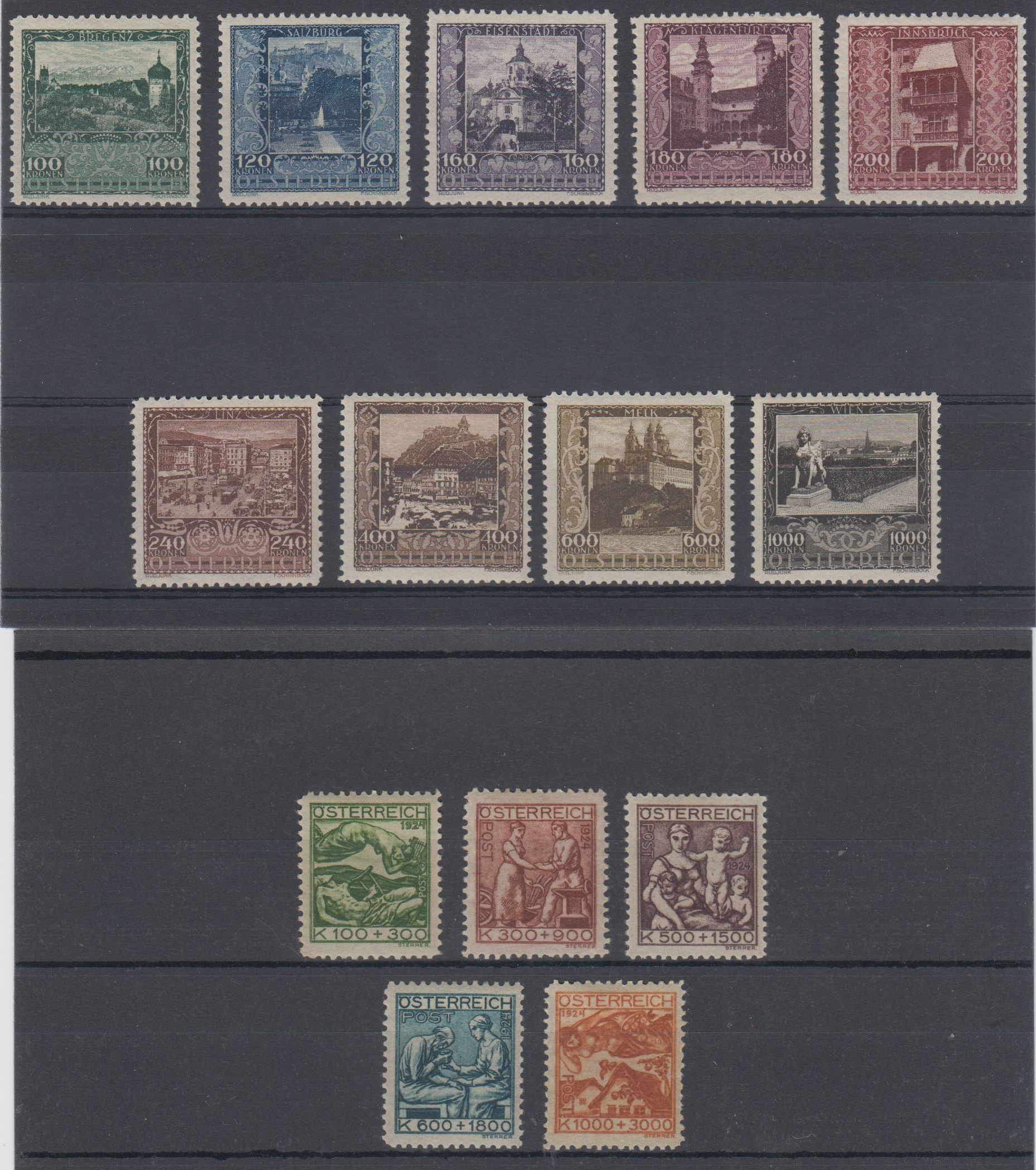 Austria 1923 — Views & Child Welfare issues