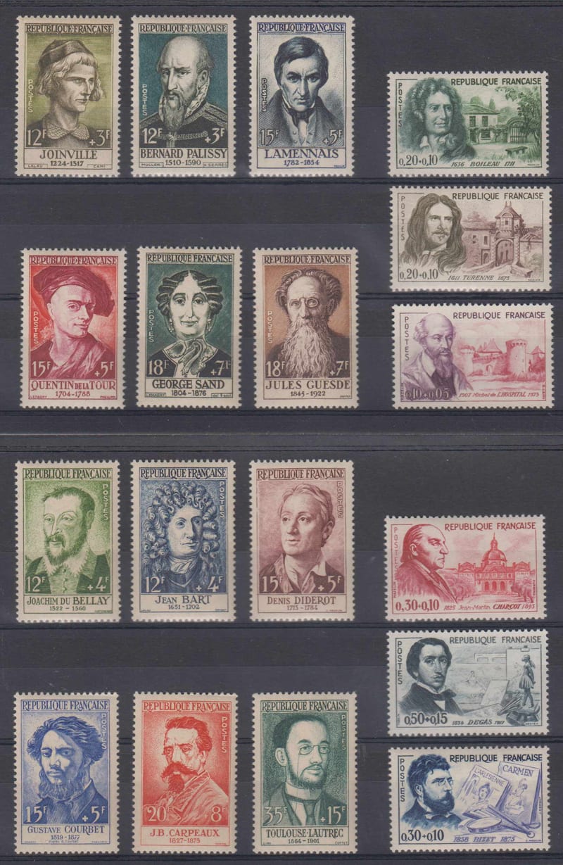 France 1957 — Semipostal issues