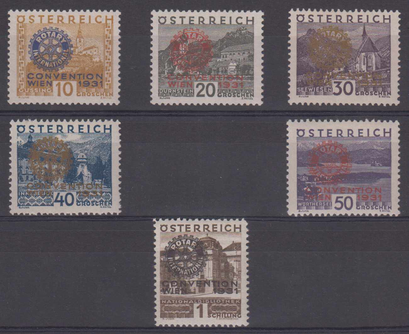 Austria 1931 — Rotary issue