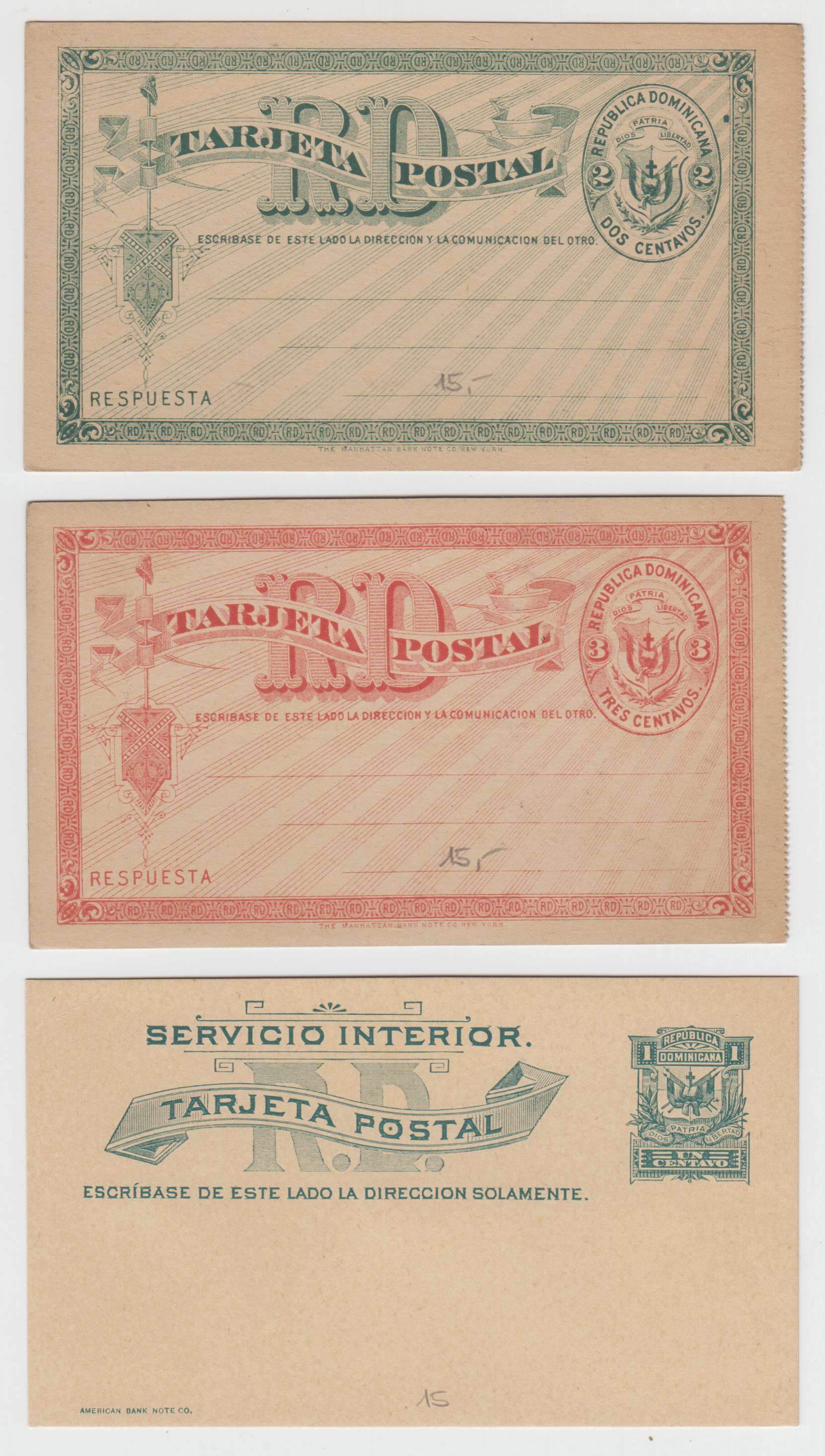 Dominican Republic 1881 — Cards & envelopes