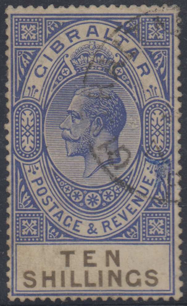 Gibraltar 1921 — King George V