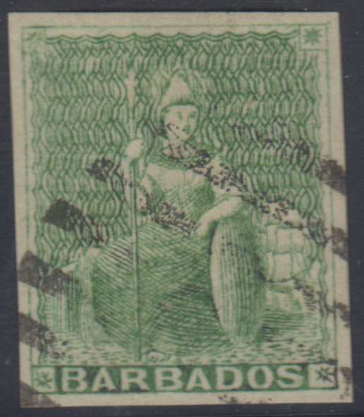 Barbados 1855 — Britannia