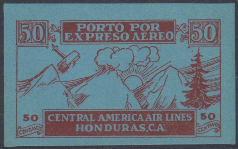 Honduras 1927 — Airpost semiofficial issue