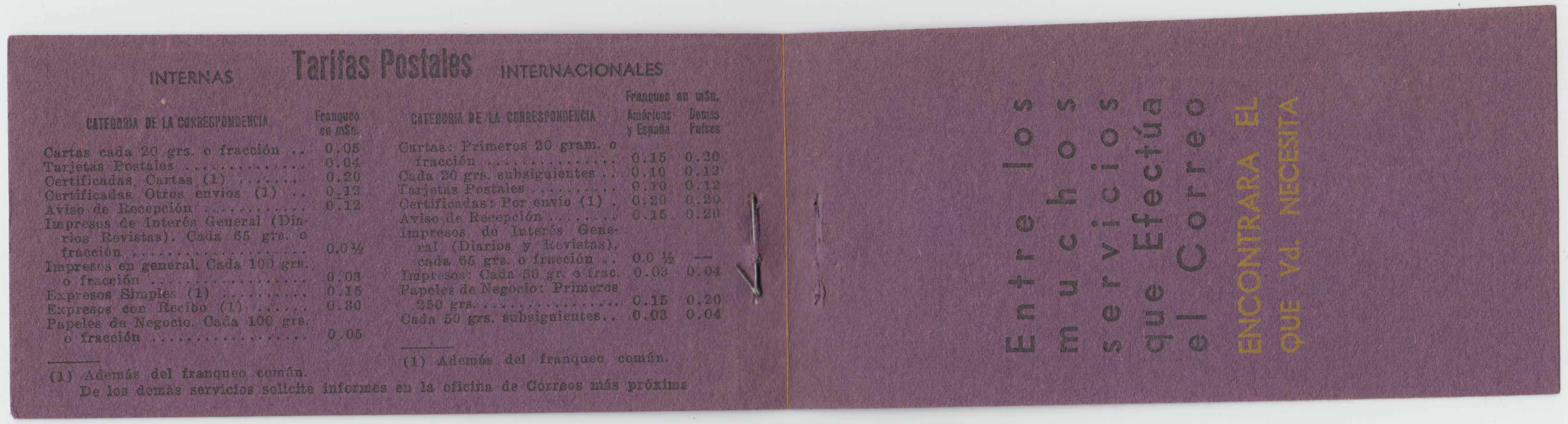 Argentina 1939 — Booklet with advertising