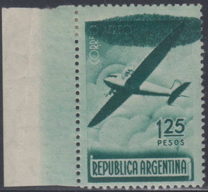 Argentina 1940 — Plane in flight