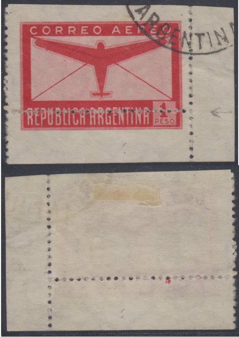 Argentina 1940 — Plane & letter