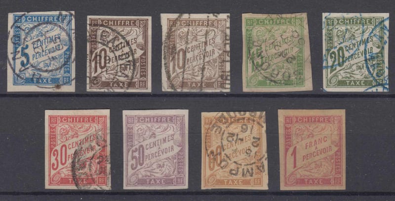 France 1894 — Postage due