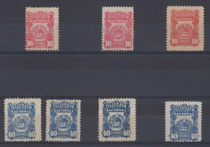 Argentina 1887 — Telegraph
