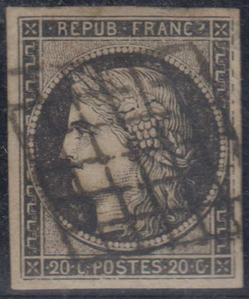 France 1849 — Scott 3a