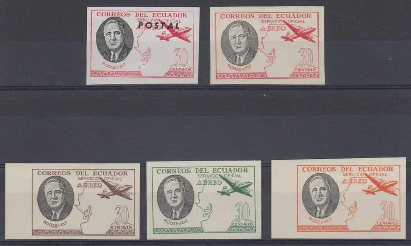 Ecuador 1949 — Roosevelt