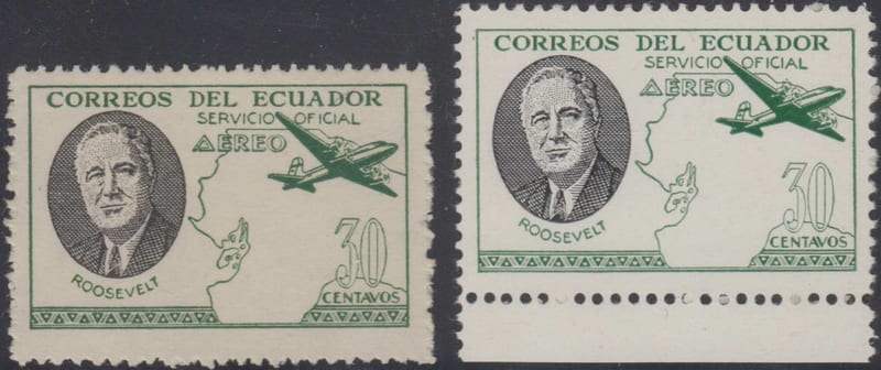 Ecuador 1949 — Roosevelt