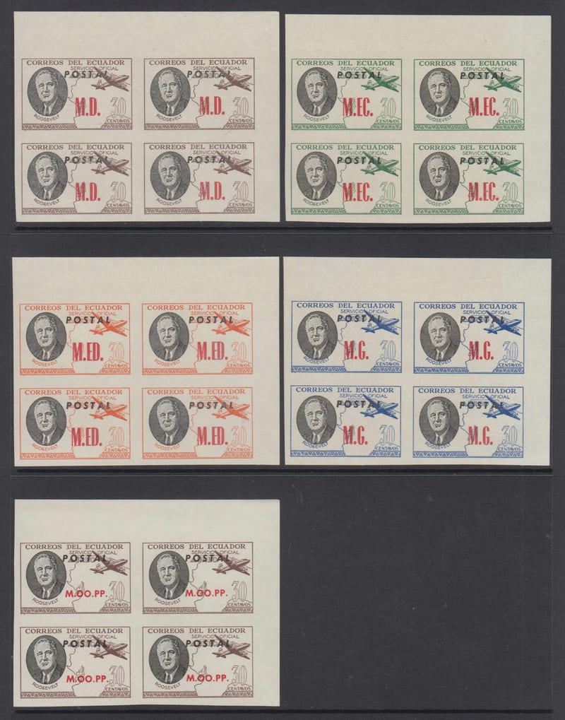 Ecuador 1949 — Roosevelt