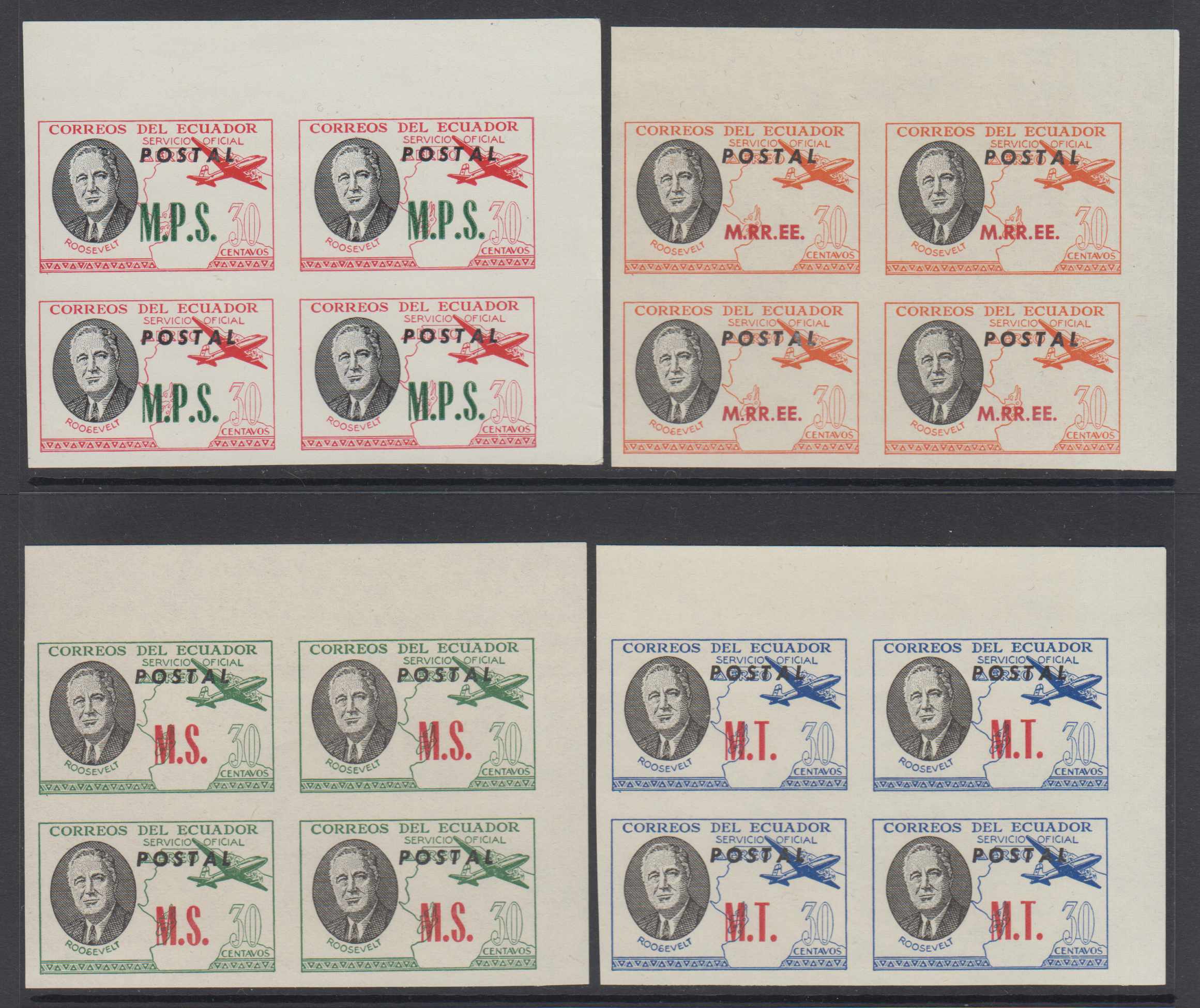 Ecuador 1949 — Roosevelt