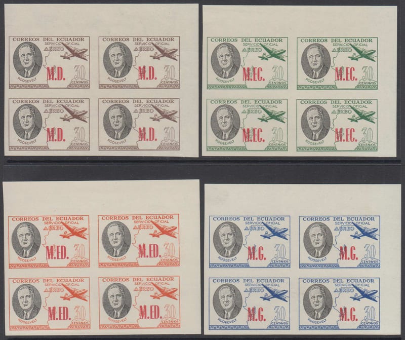 Ecuador 1949 — Roosevelt