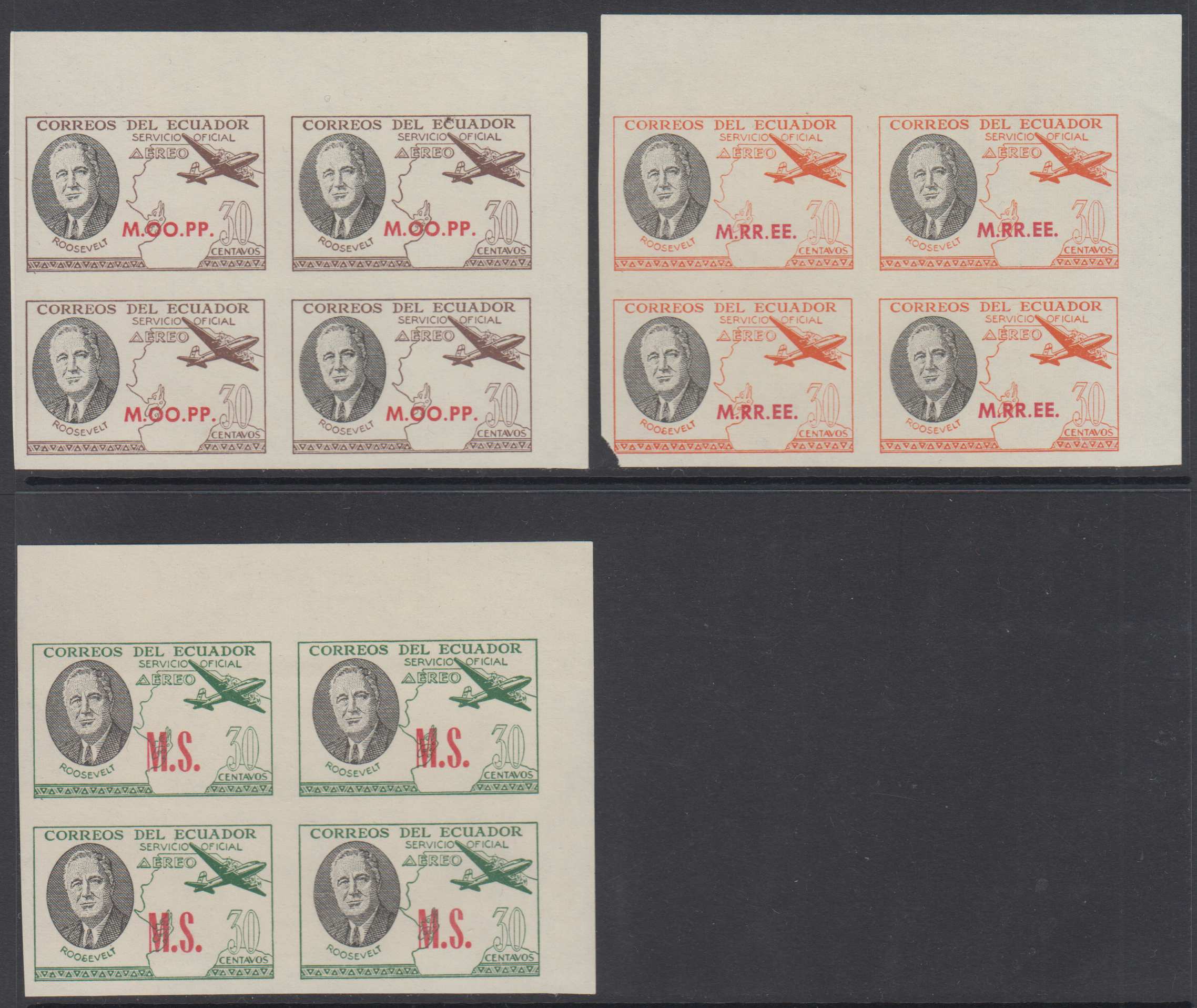 Ecuador 1949 — Roosevelt