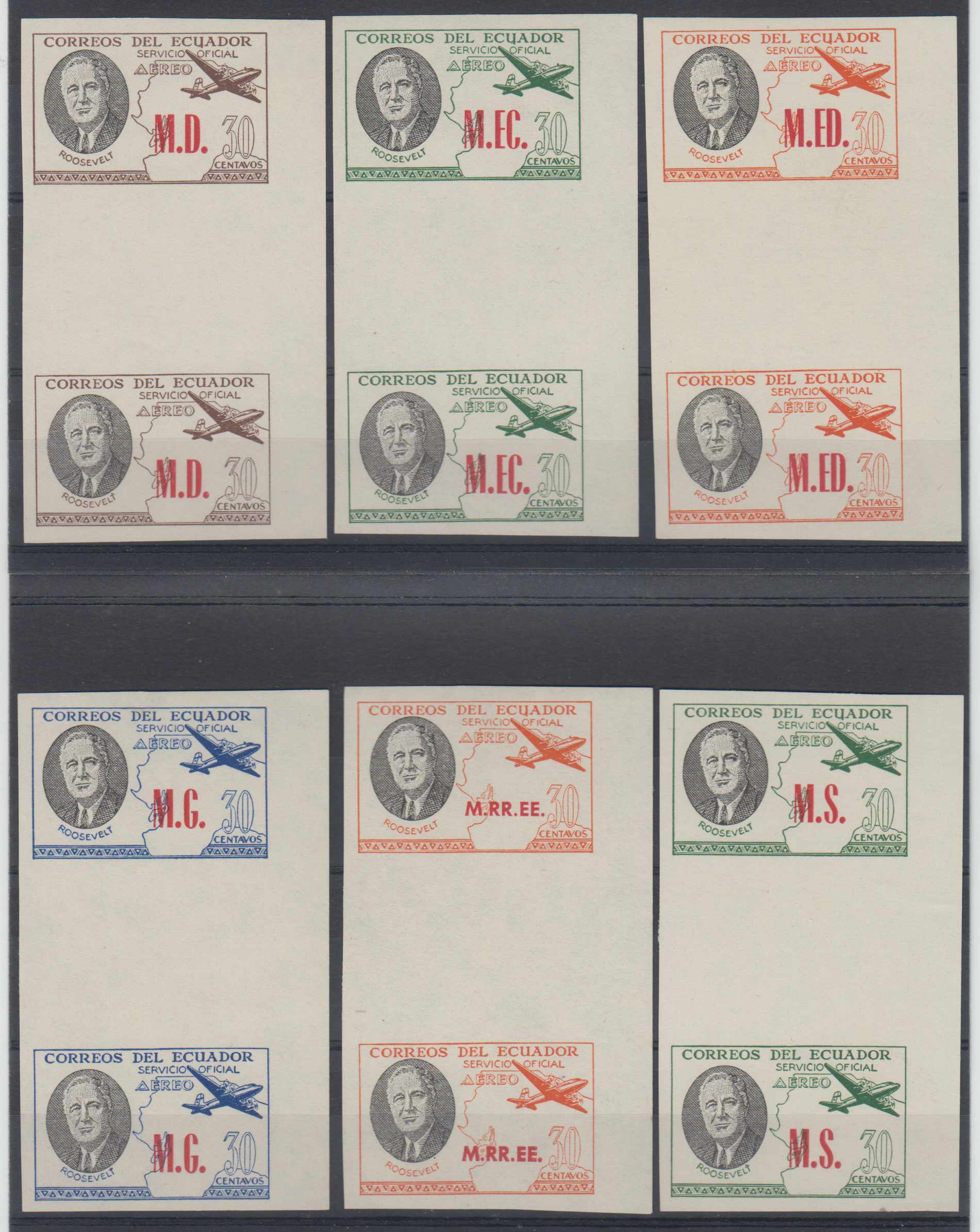 Ecuador 1949 — Roosevelt