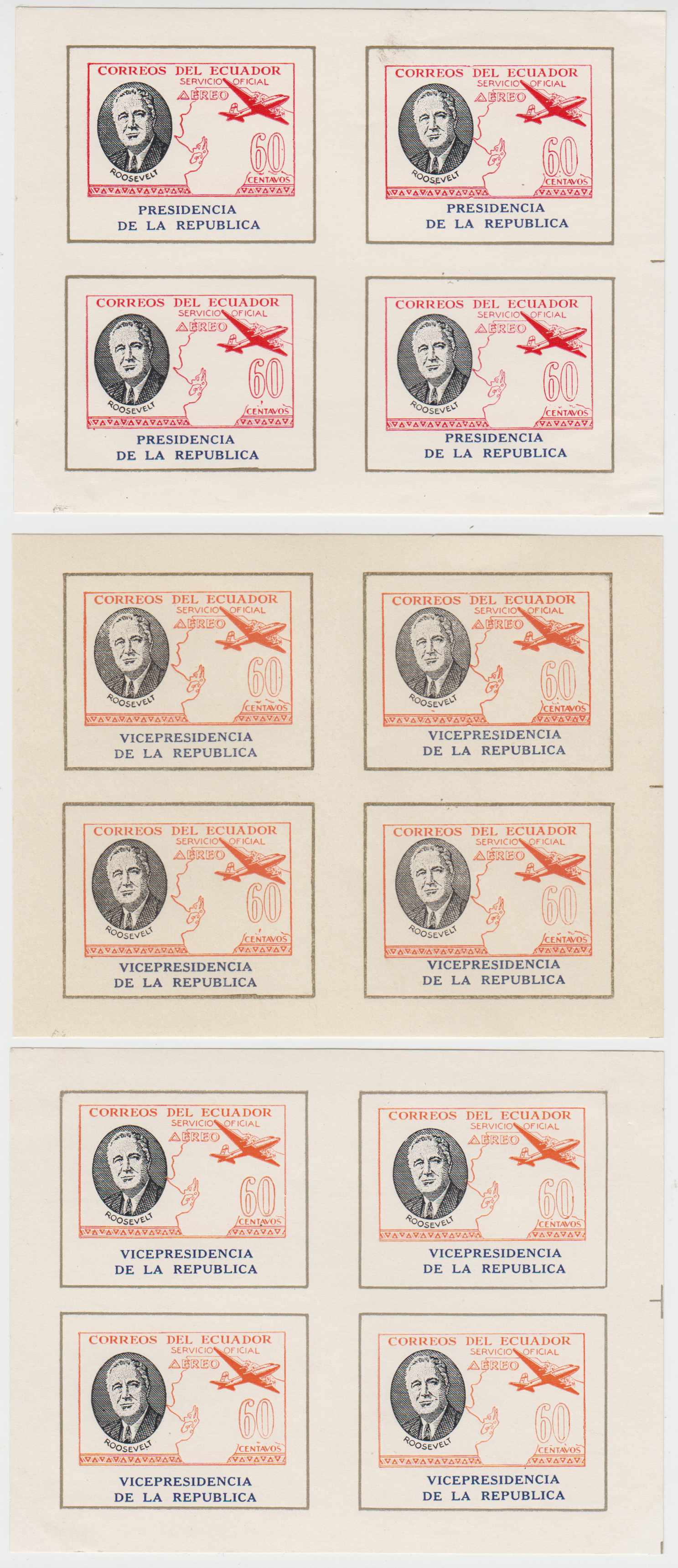 Ecuador 1949 — Roosevelt