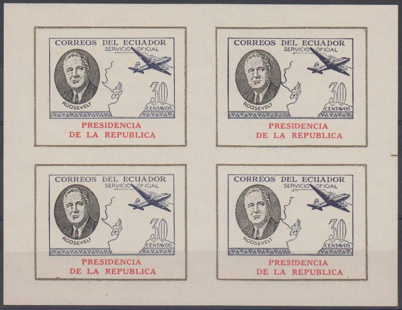 Ecuador 1949 — Roosevelt