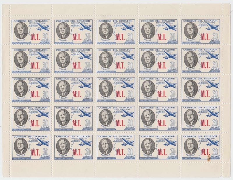 Ecuador 1949 — Roosevelt