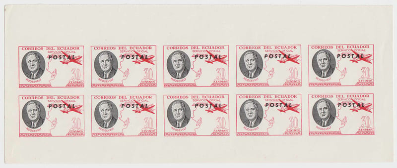 Ecuador 1949 — Roosevelt