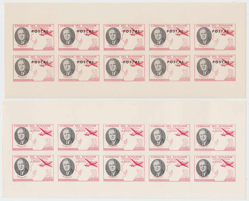 Ecuador 1949 — Roosevelt