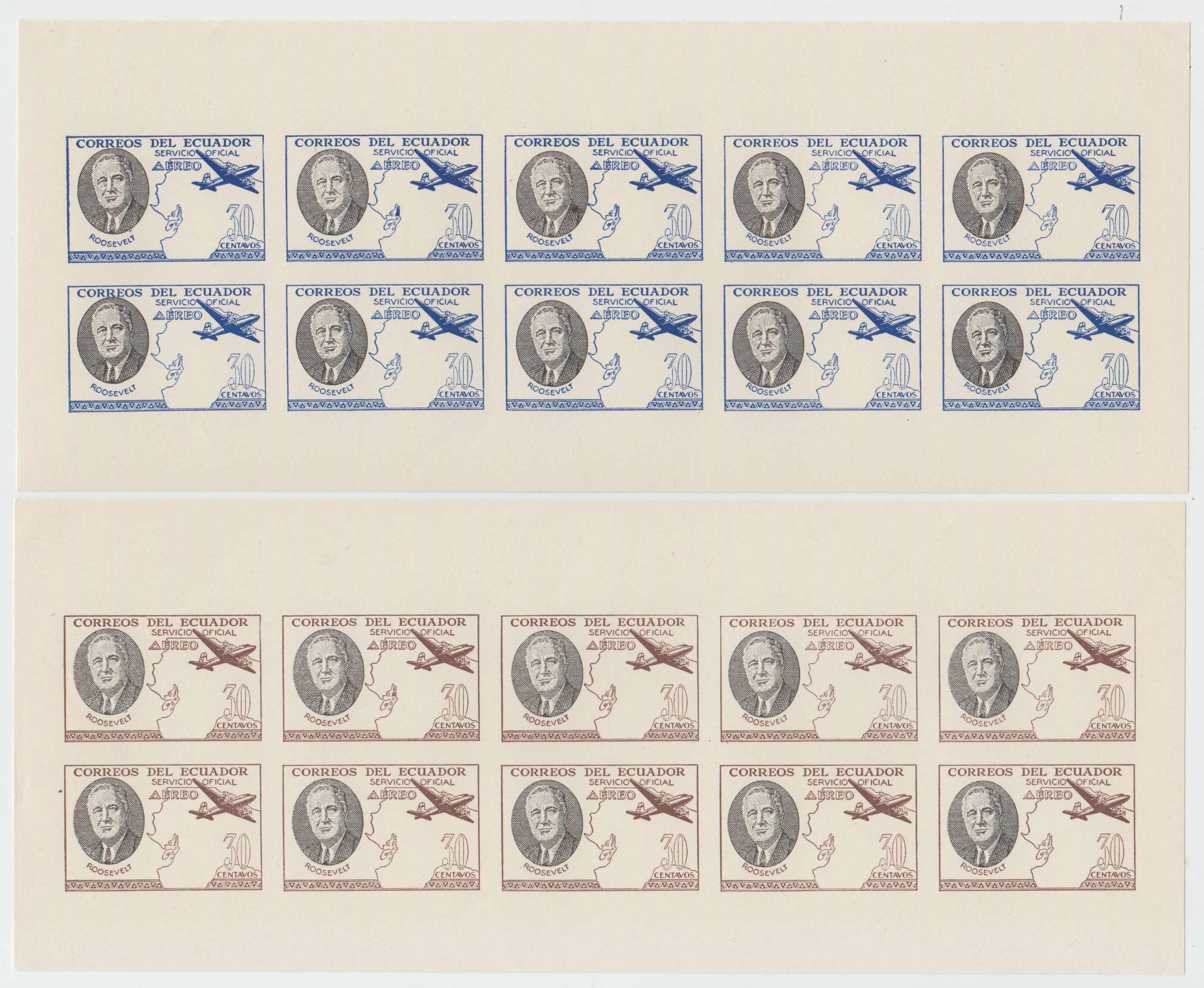 Ecuador 1949 — Roosevelt