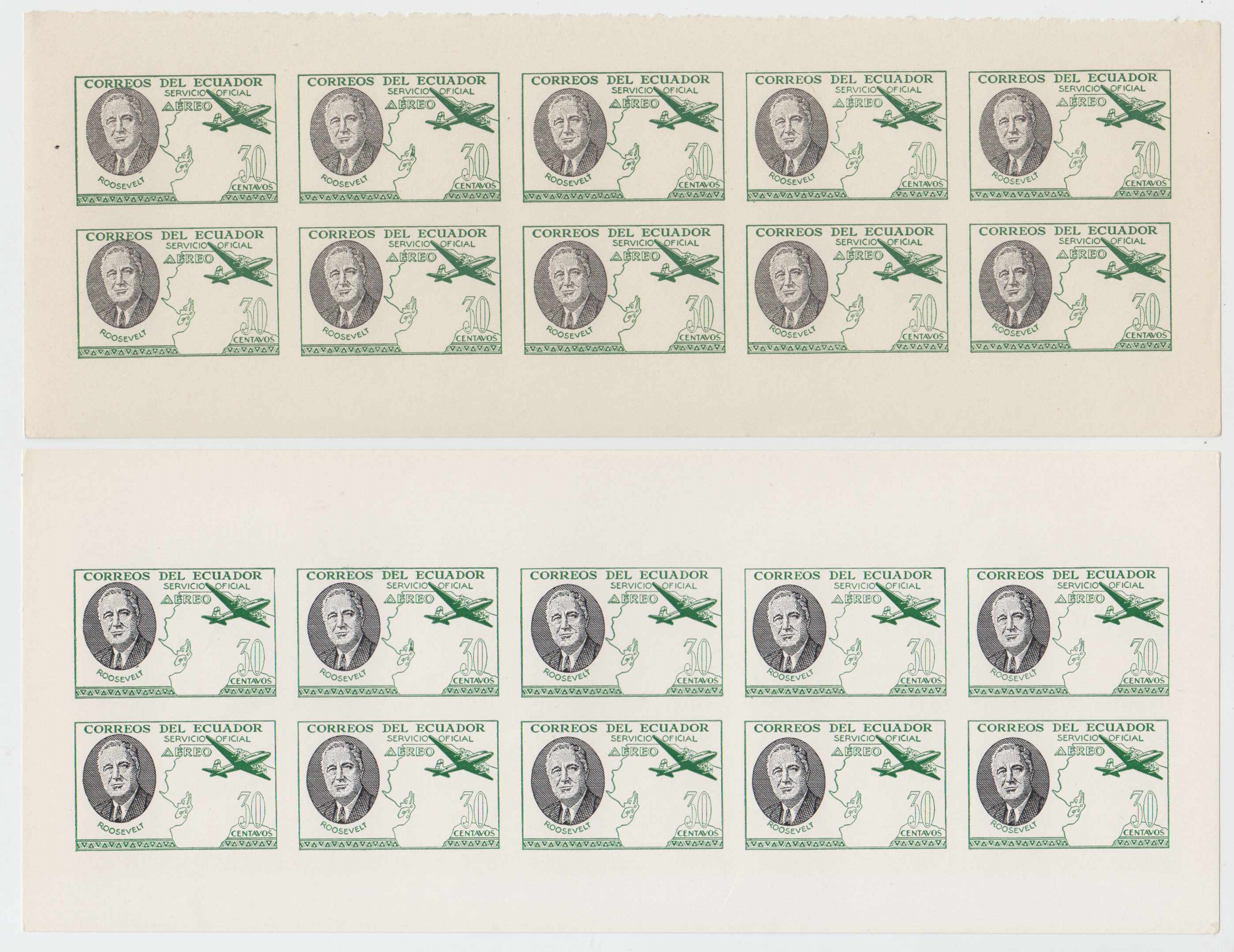 Ecuador 1949 — Roosevelt