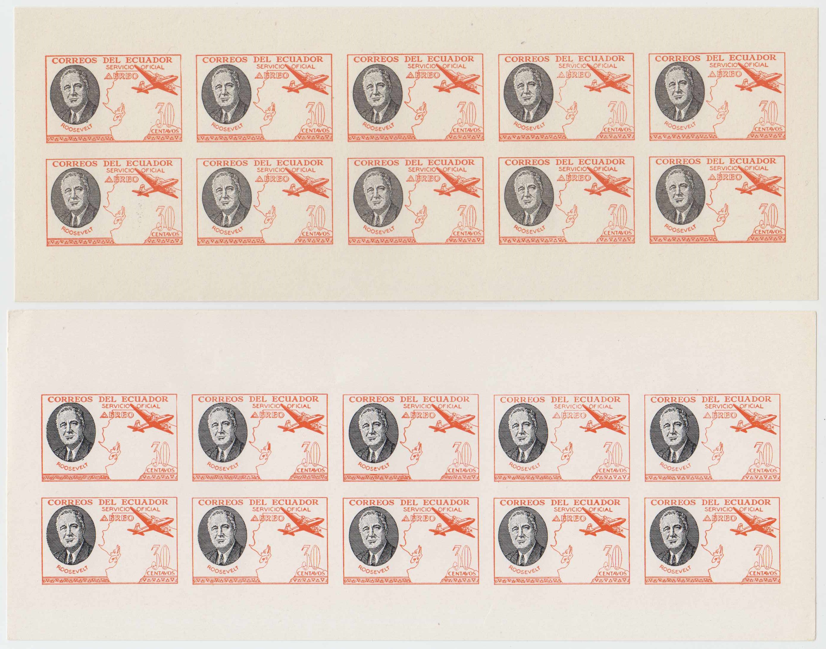 Ecuador 1949 — Roosevelt