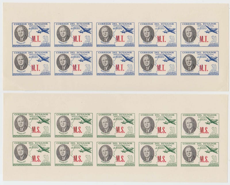 Ecuador 1949 — Roosevelt