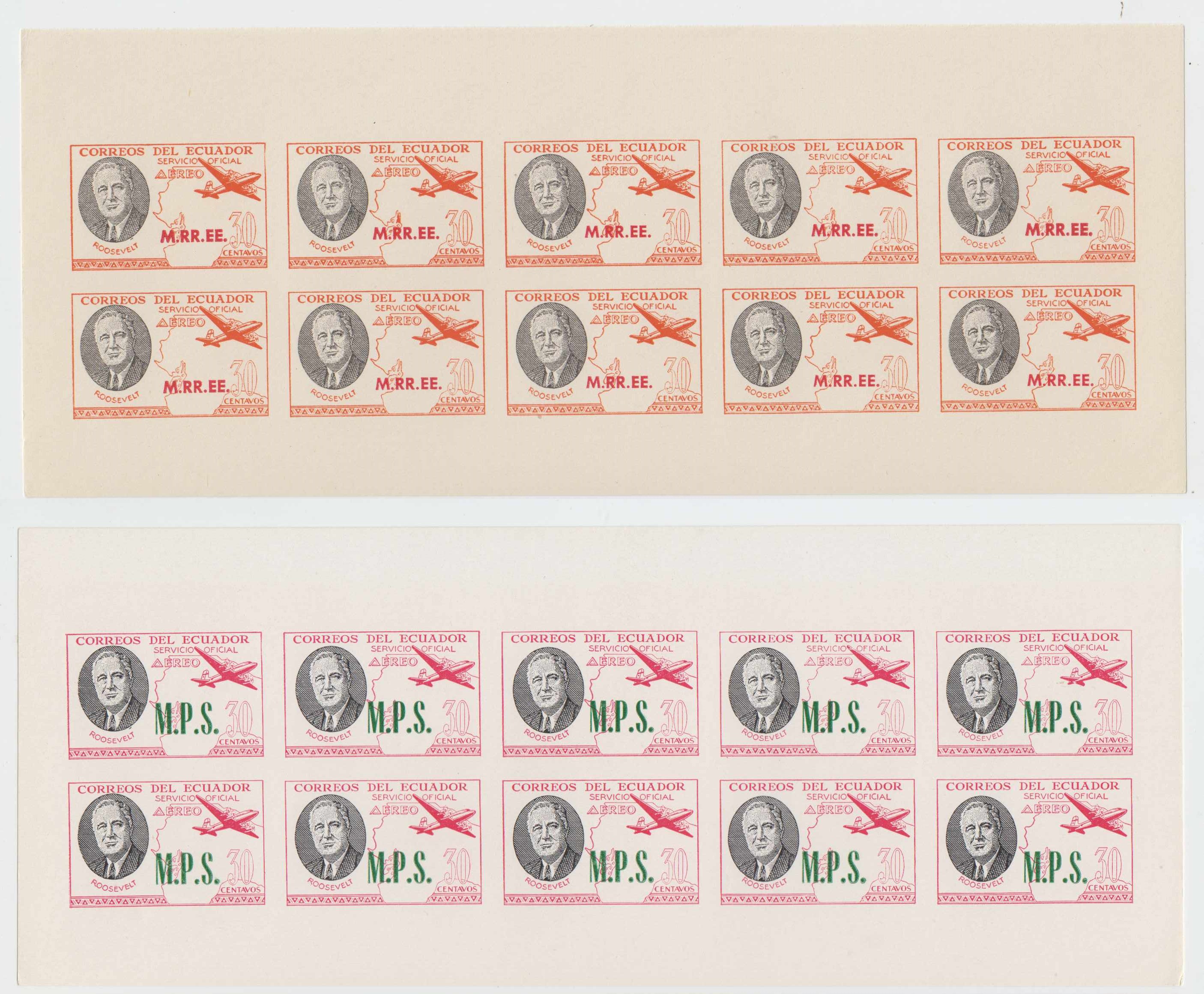 Ecuador 1949 — Roosevelt