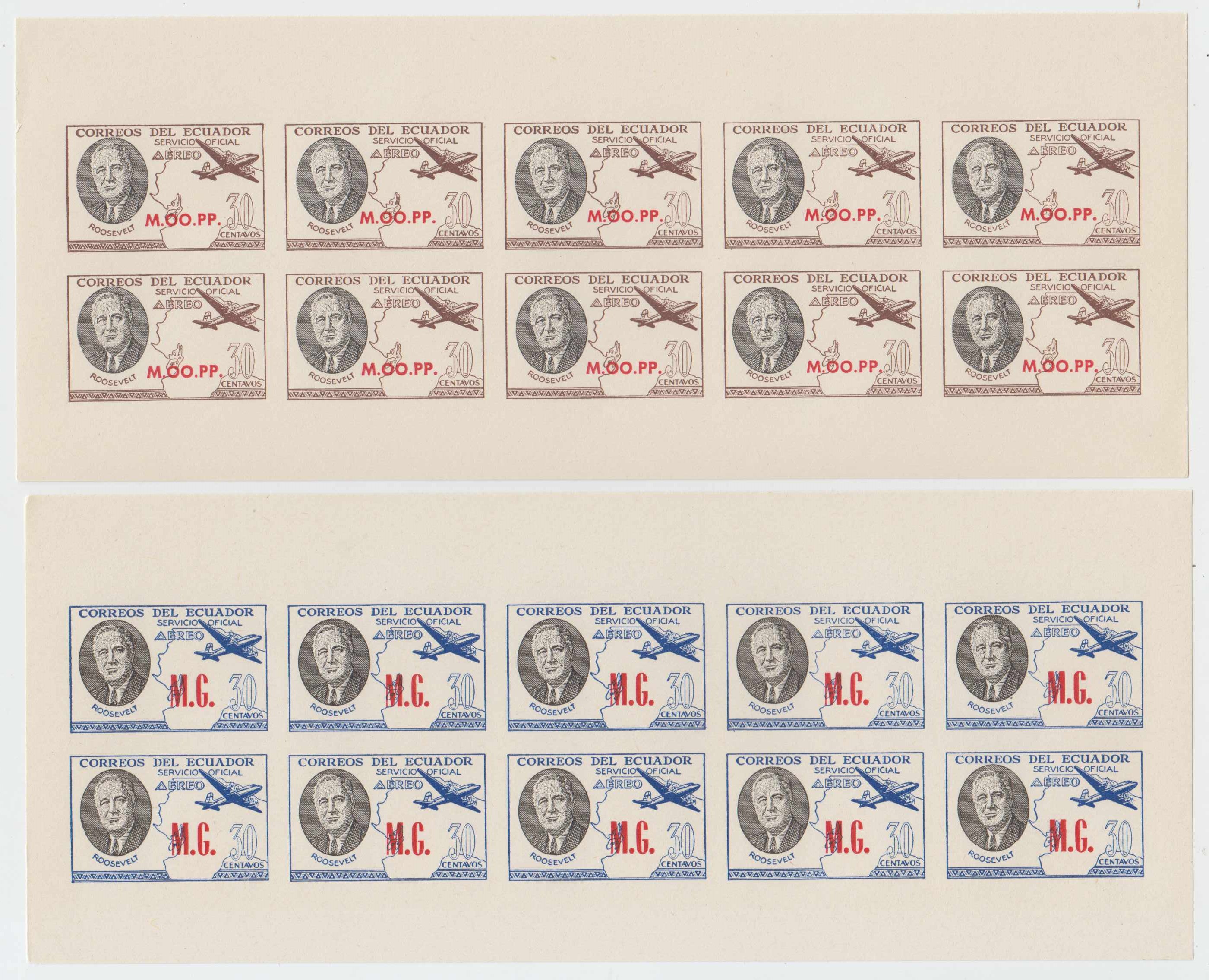 Ecuador 1949 — Roosevelt
