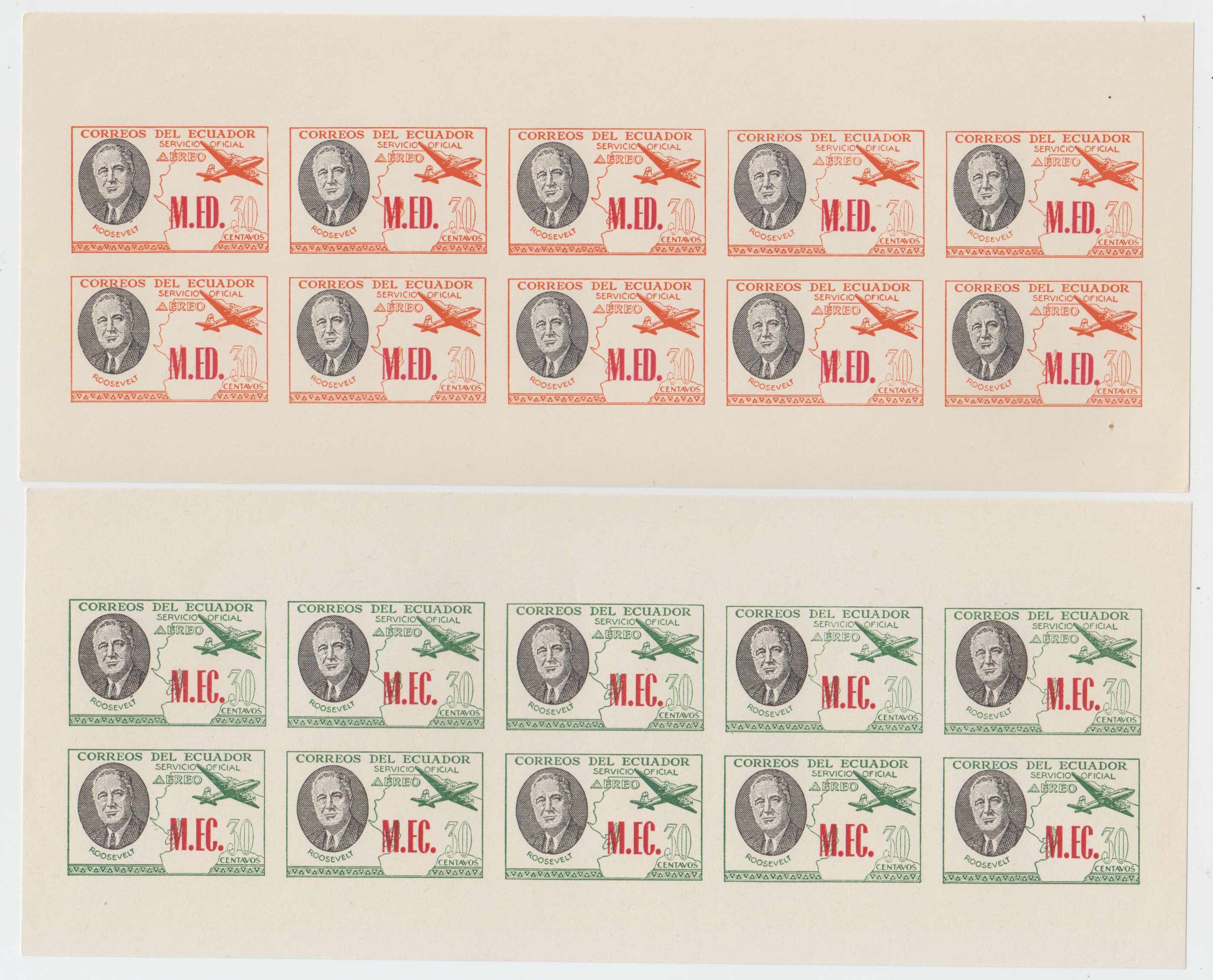 Ecuador 1949 — Roosevelt