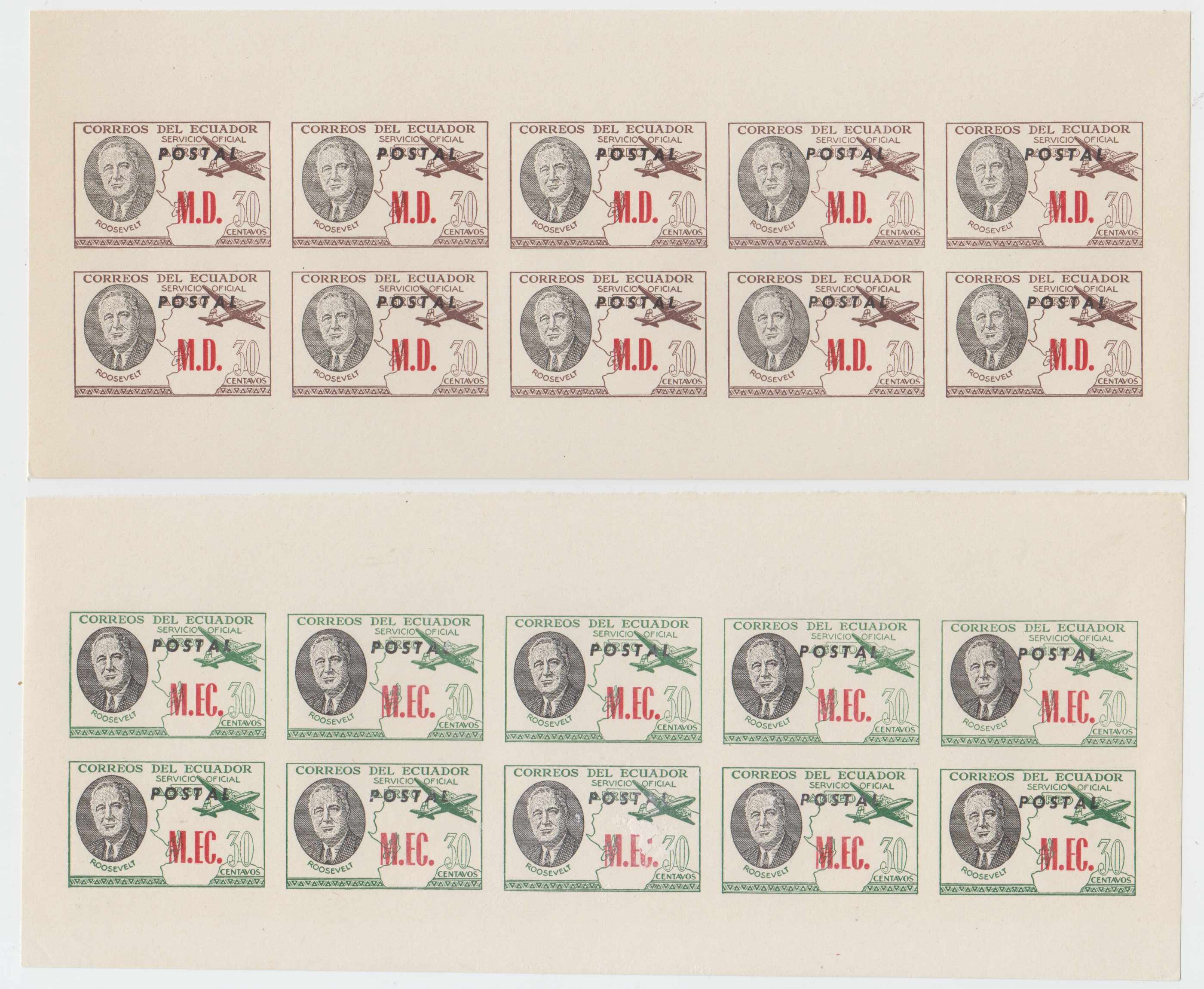 Ecuador 1949 — Roosevelt