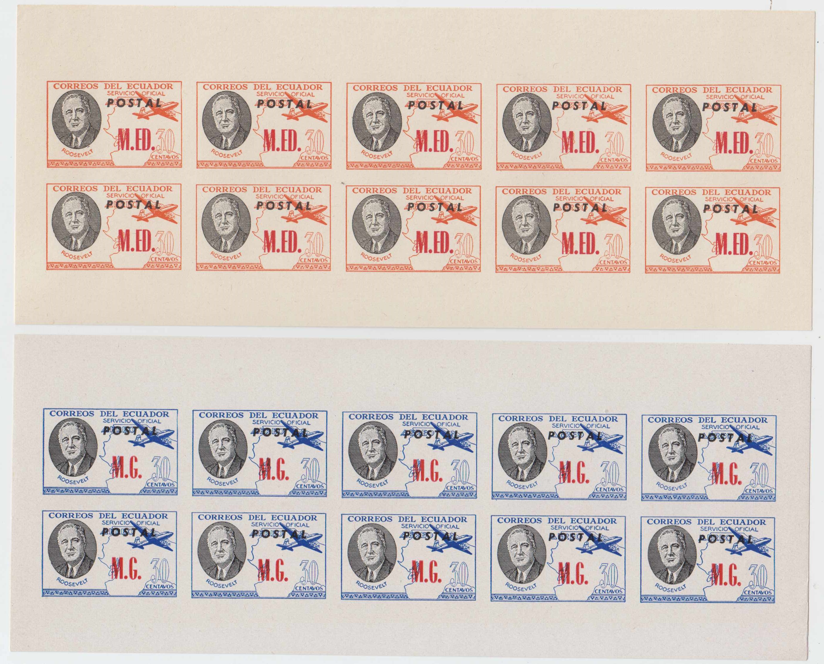 Ecuador 1949 — Roosevelt