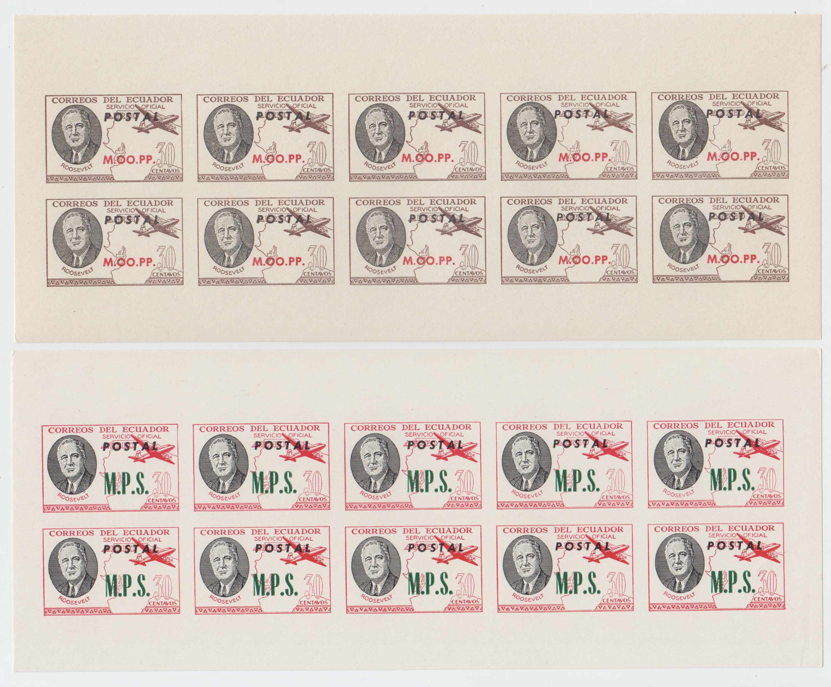 Ecuador 1949 — Roosevelt