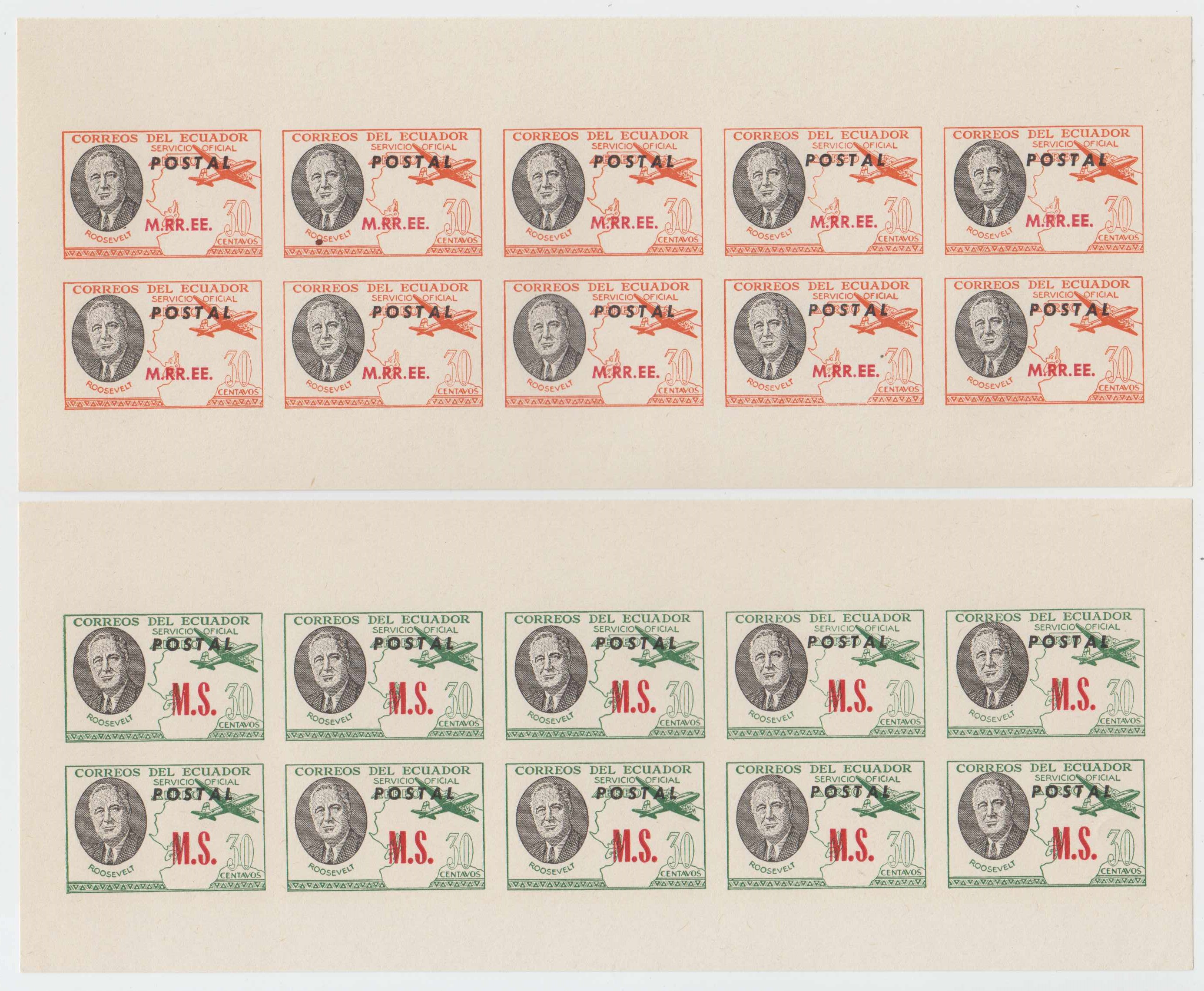 Ecuador 1949 — Roosevelt
