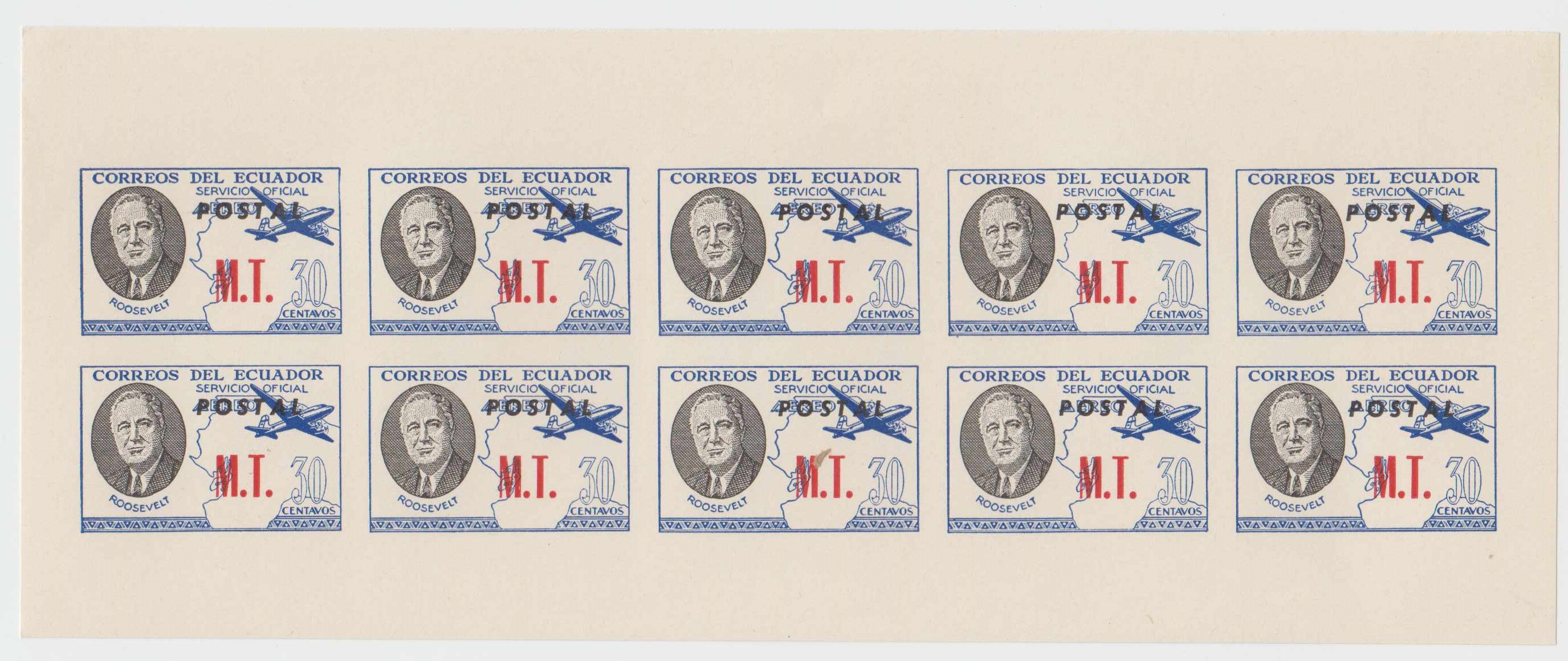 Ecuador 1949 — Roosevelt